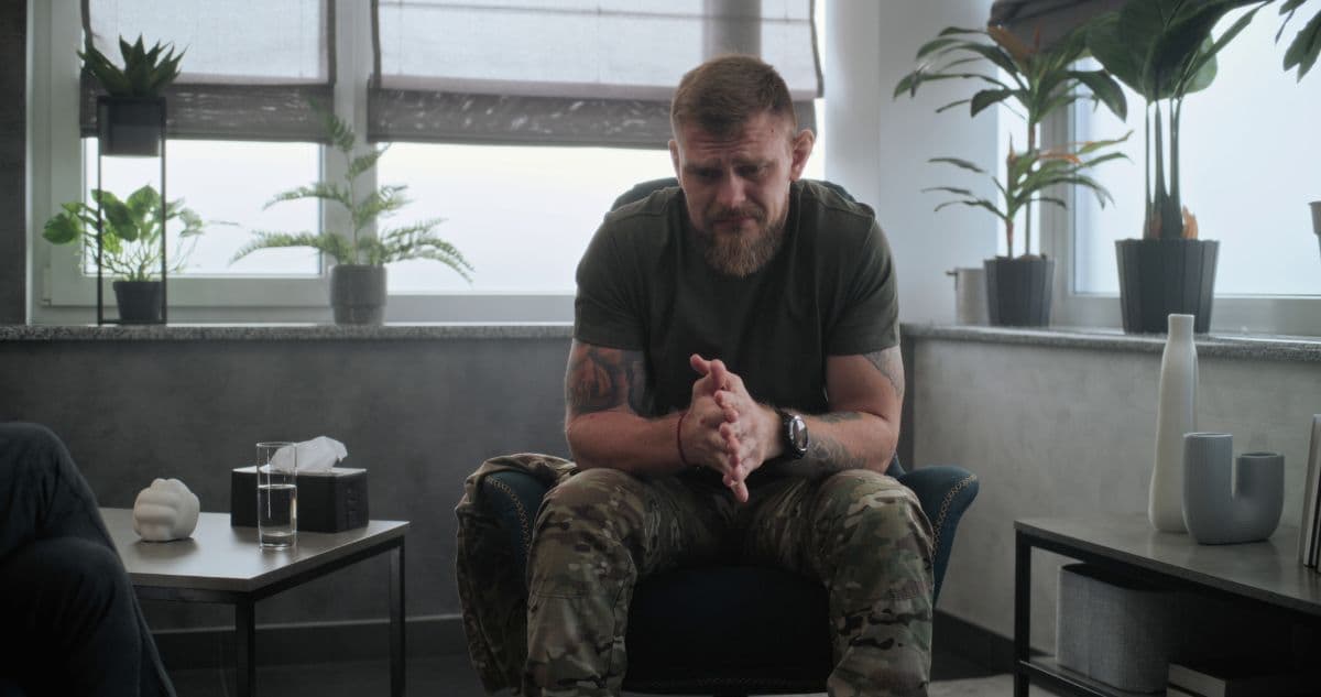 A man thinking about his mental health