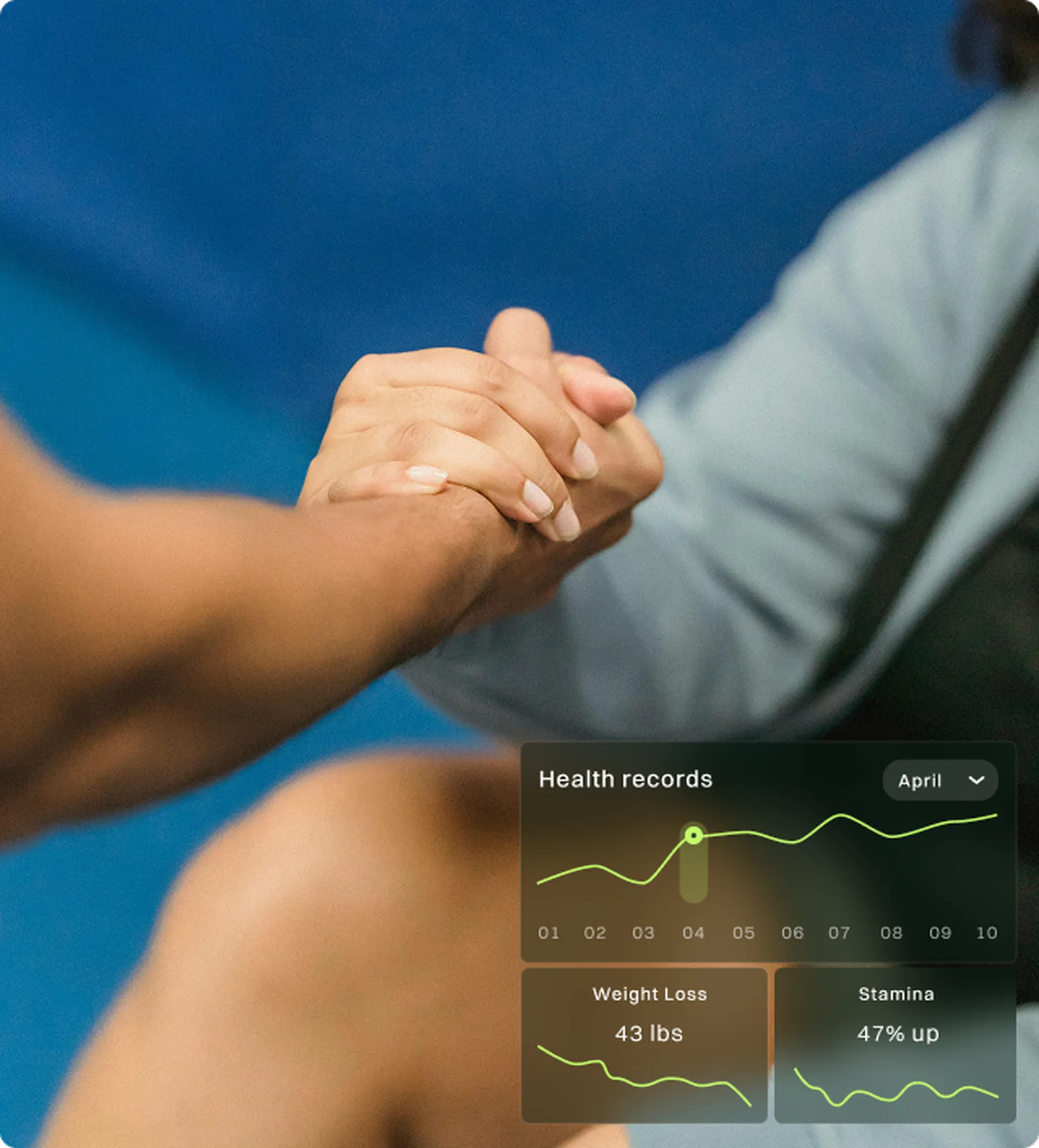 Health tracking interface