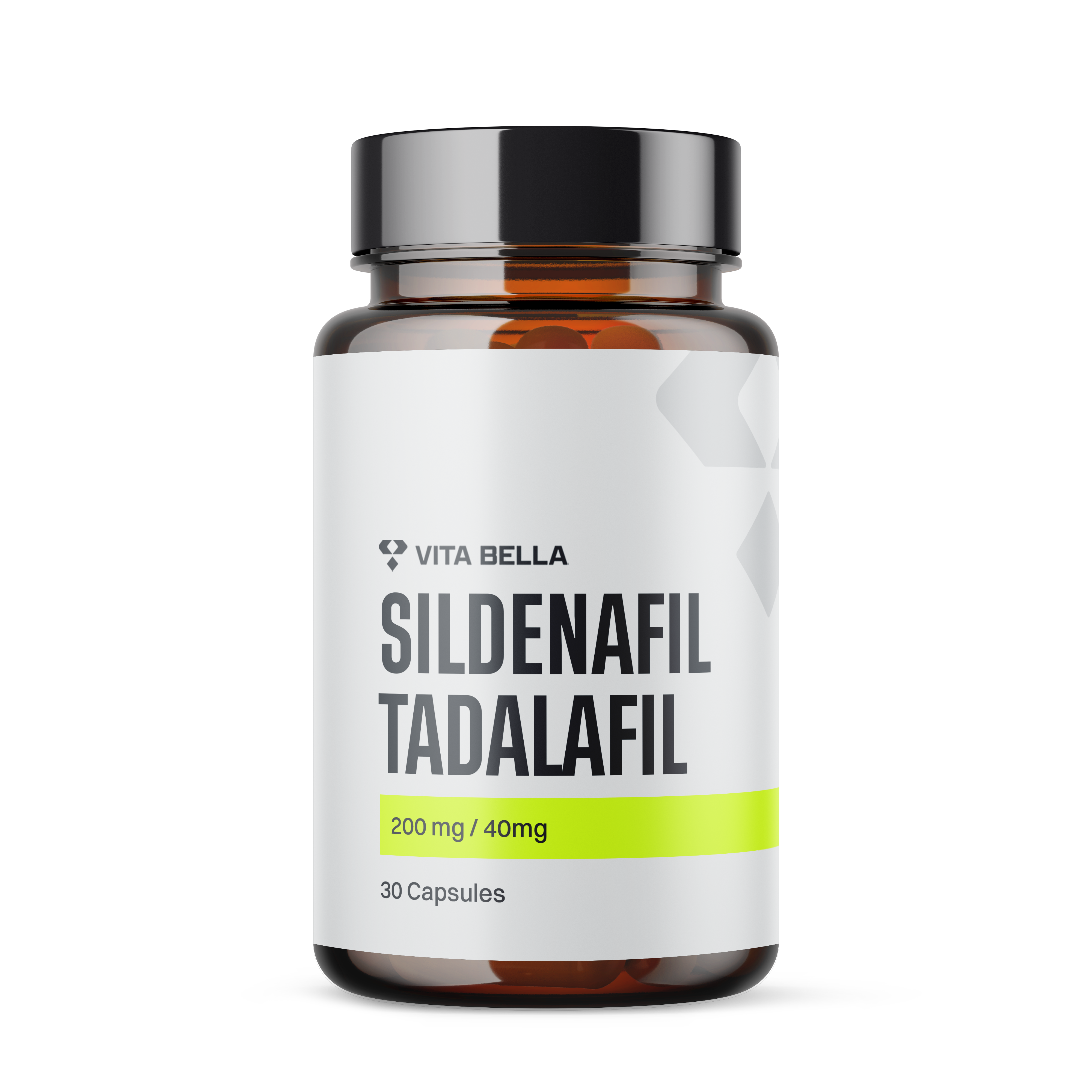 Sildenafil, tadalafil capsules